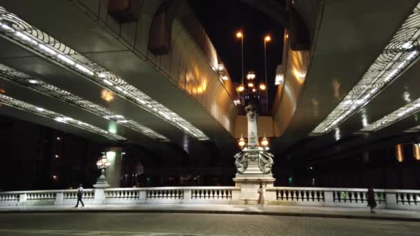 東京日本橋夜景 — ストック動画
