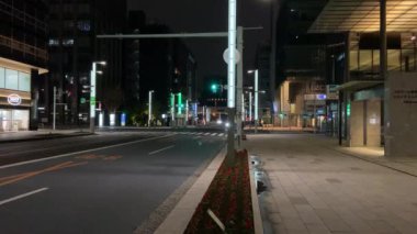 Tokyo Nihonbashi Gece Manzarası