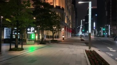 Tokyo Nihonbashi Gece Manzarası