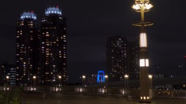 Japonya 'da Odaiba, Tokyo Gece Manzarası