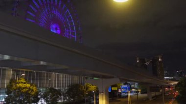 Japonya 'da Odaiba, Tokyo Gece Manzarası