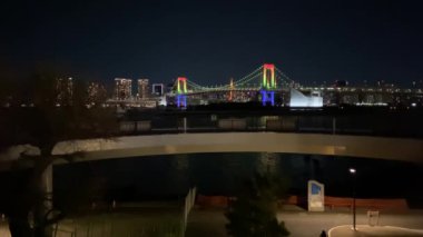 Japonya 'da Odaiba, Tokyo Gece Manzarası