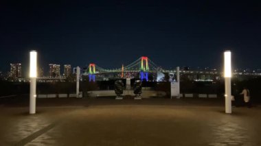 Japonya 'da Odaiba, Tokyo Gece Manzarası