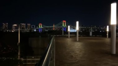 Japonya 'da Odaiba, Tokyo Gece Manzarası