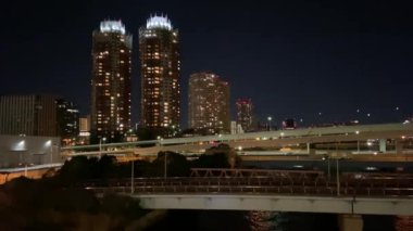 Japonya 'da Odaiba, Tokyo Gece Manzarası
