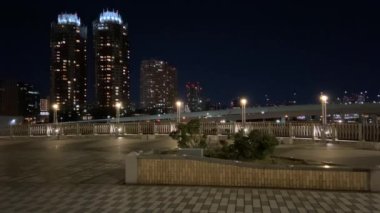 Japonya 'da Odaiba, Tokyo Gece Manzarası