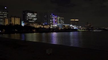 Japonya 'da Odaiba, Tokyo Gece Manzarası