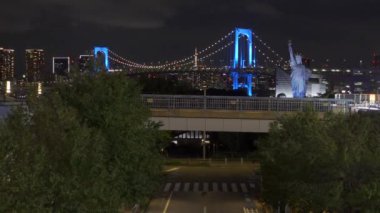 Japonya 'da Odaiba, Tokyo Gece Manzarası