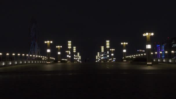 Odaiba Japón Tokyo Night View — Vídeos de Stock