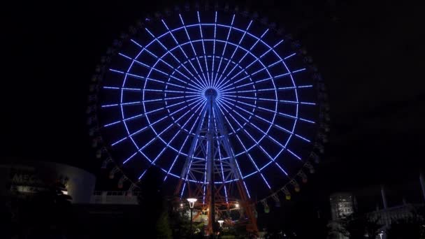 Odaiba Japón Tokyo Night View — Vídeo de stock