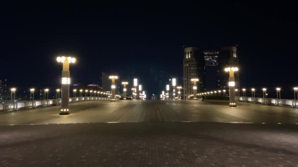 Odaiba Στην Ιαπωνία Tokyo Night View — Αρχείο Βίντεο