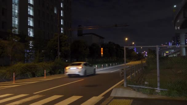 Odaiba Japón Tokyo Night View — Vídeos de Stock