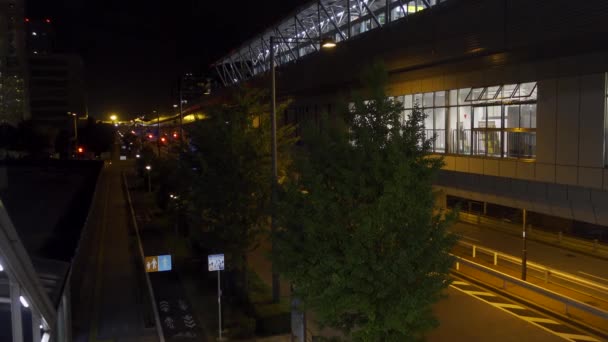 Odaiba Japón Tokyo Night View — Vídeos de Stock