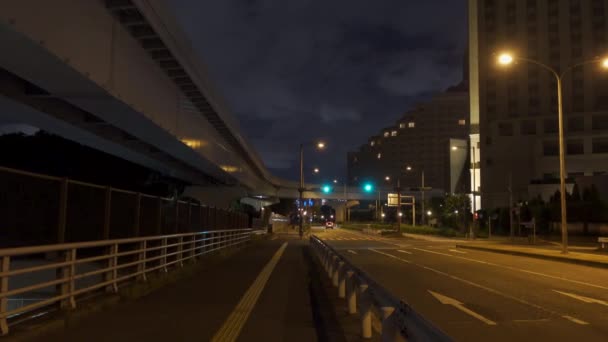 Odaiba Japón Tokyo Night View — Vídeos de Stock