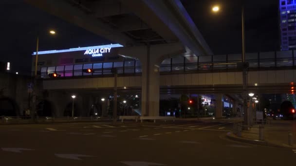 Odaiba Japan Tokyo Night View — Stockvideo