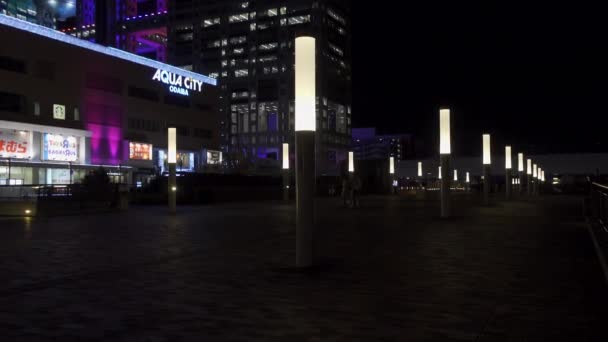 Odaiba Japan Tokyo Night View — Stockvideo