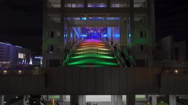 Odaiba Giappone Tokyo Night View — Video Stock