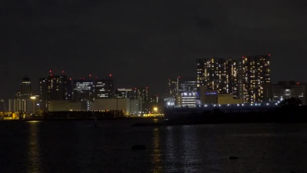 Odaiba Giappone Tokyo Night View — Video Stock