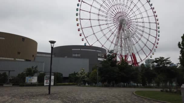 Tokio Odaiba Krajobraz Film Wideo — Wideo stockowe