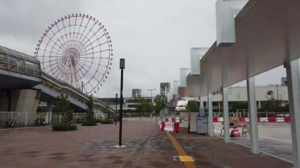 Tokyo Odaiba Paysage Clip Vidéo — Video
