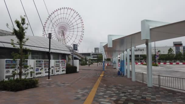 Tokyo Odaiba Landskap Videoklipp — Stockvideo