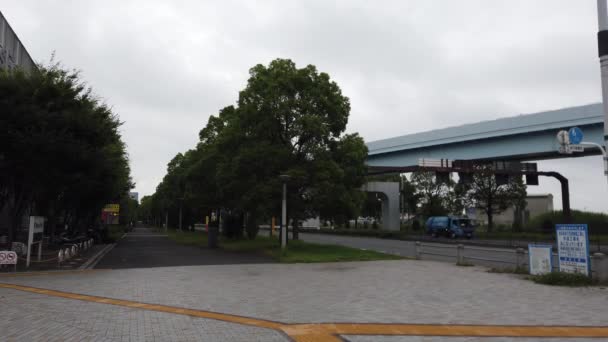 Tóquio Odaiba Paisagem Videoclipe — Vídeo de Stock