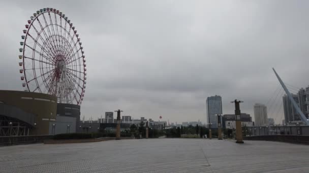 Tokyo Odaiba Landskap Videoklipp — Stockvideo