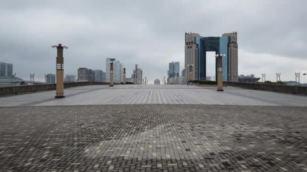 Tóquio Odaiba Paisagem Videoclipe — Vídeo de Stock