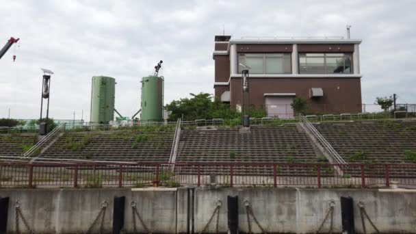 Tokyo Arakawa Flussbett Videoclip — Stockvideo