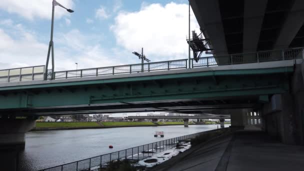 Tokio Arakawa Riverbed Wideo Klip — Wideo stockowe