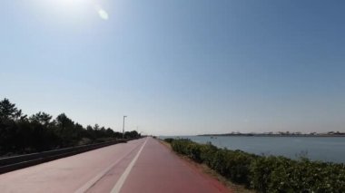 Arakawa Bisiklet Yolu Japonya Tokyo