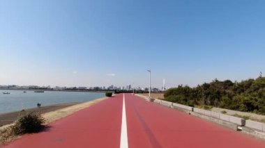 Arakawa Bisiklet Yolu Japonya Tokyo