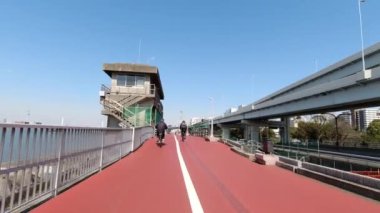 Arakawa Bisiklet Yolu Japonya Tokyo