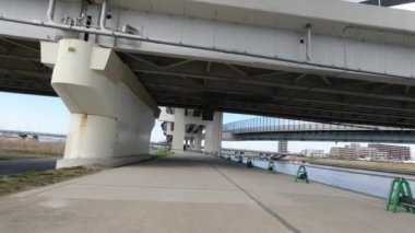 Arakawa Bisiklet Yolu Japonya Tokyo