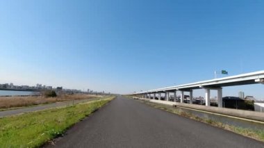 Arakawa Bisiklet Yolu Japonya Tokyo