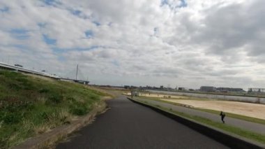 Arakawa Bisiklet Yolu Japonya Tokyo