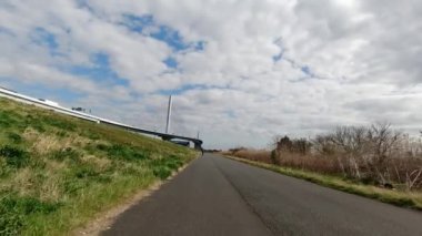 Arakawa Bisiklet Yolu Japonya Tokyo