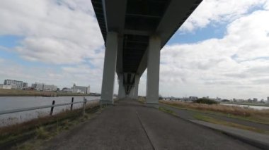 Arakawa Bisiklet Yolu Japonya Tokyo