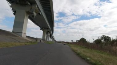 Arakawa Bisiklet Yolu Japonya Tokyo