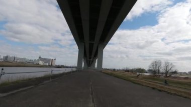 Arakawa Bisiklet Yolu Japonya Tokyo