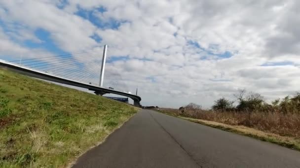 Arakawa Cycling Road Japán Tokió — Stock videók
