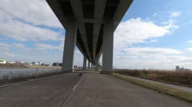 Arakawa Bisiklet Yolu Japonya Tokyo