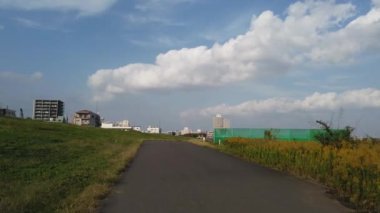 Arakawa Bisiklet Yolu Japonya Tokyo