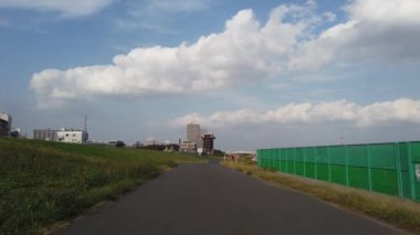 Arakawa Bisiklet Yolu Japonya Tokyo