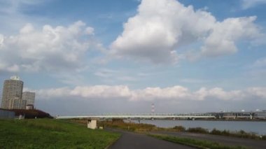 Arakawa Bisiklet Yolu Japonya Tokyo