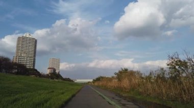 Arakawa Bisiklet Yolu Japonya Tokyo