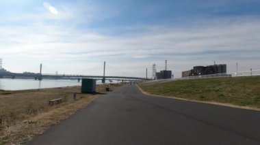 Arakawa Bisiklet Yolu Japonya Tokyo