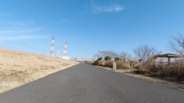 Arakawa Bisiklet Yolu Japonya Tokyo