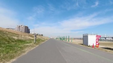 Arakawa Bisiklet Yolu Japonya Tokyo