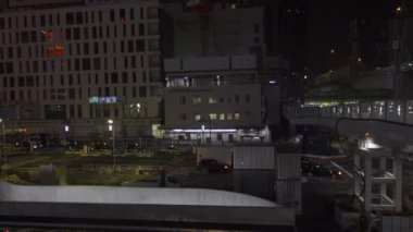 Shibuya Japonya 'da, Tokyo Gece Manzarası